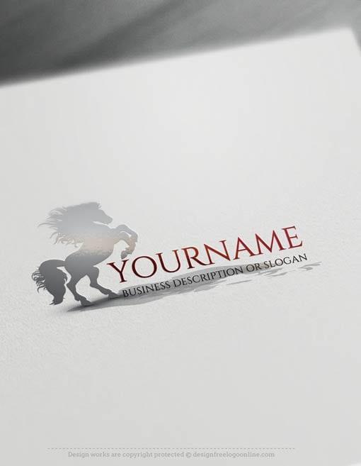 Horse Business Logo - Create a Logo Free Horse Logo Templates