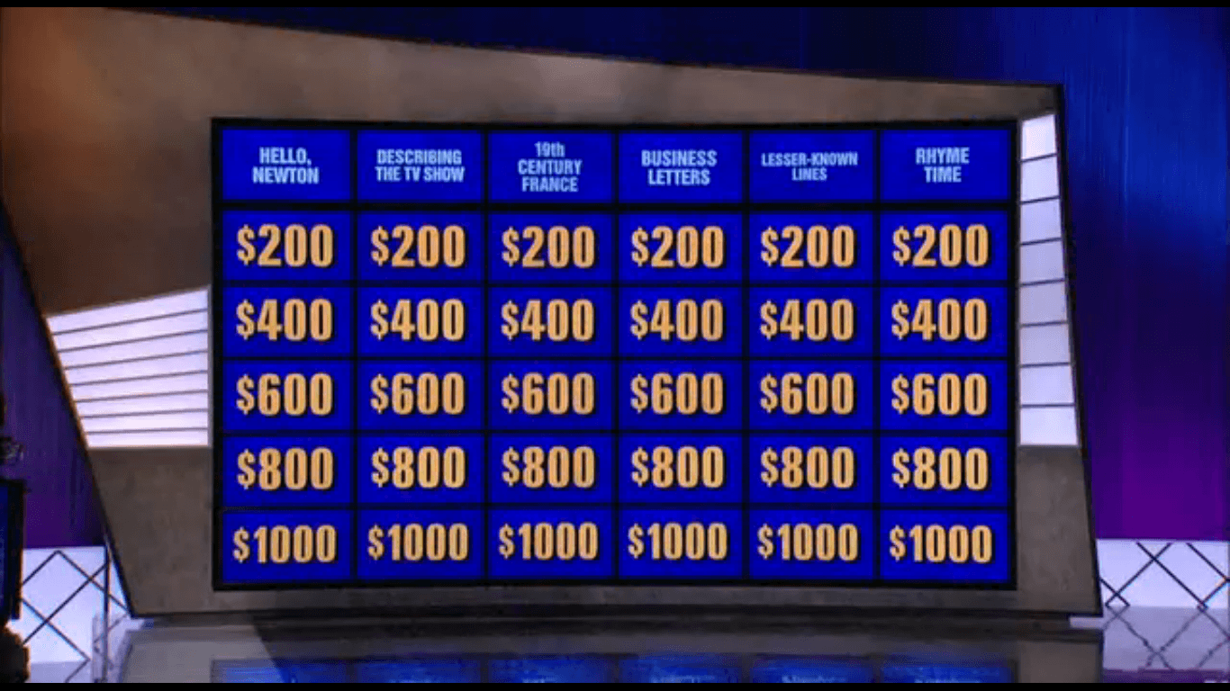 Double Jeopardy Logo - Jeopardy! Game Show - Fonts In Use