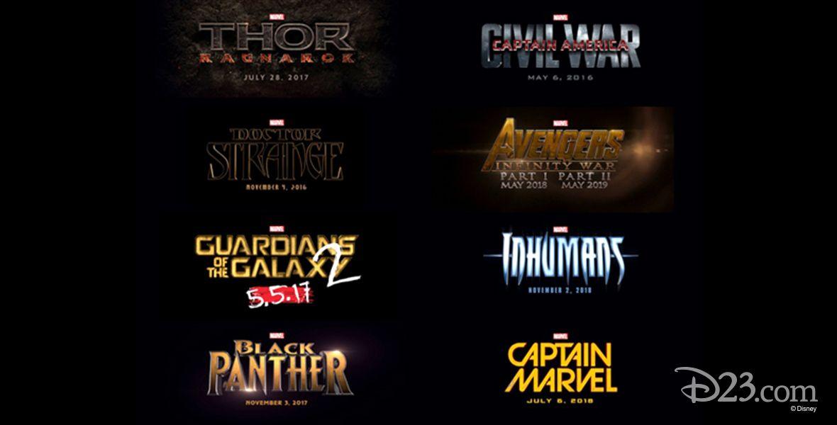 Disney Movie 2017 Logo - A Glimpse At Marvel's 9 New Films Through 2019