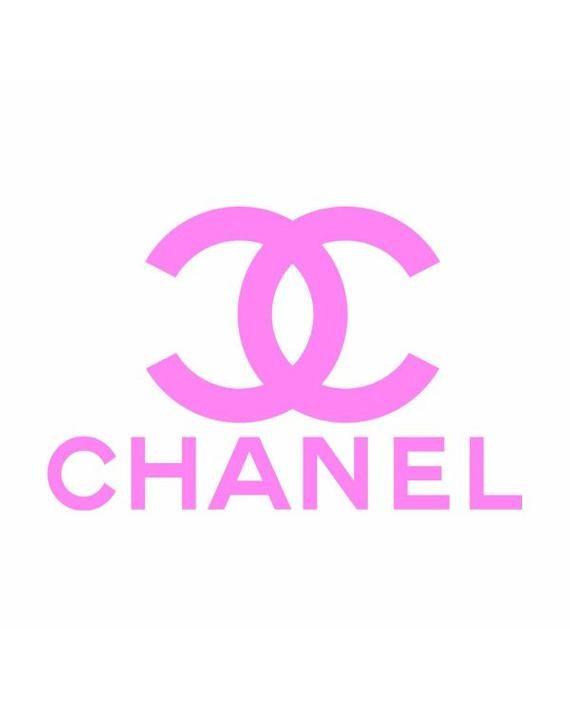 Pink Chanel Logo - Chanel Wall Art Pink Chanel Logo Printable Art Coco Chanel | Etsy