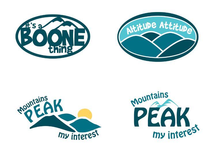 Color Mountain Logo - Mountain Logos | Mandy Barrett Design | Charlotte, NC design agency