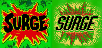 Old Soda Logo - Surge (drink)