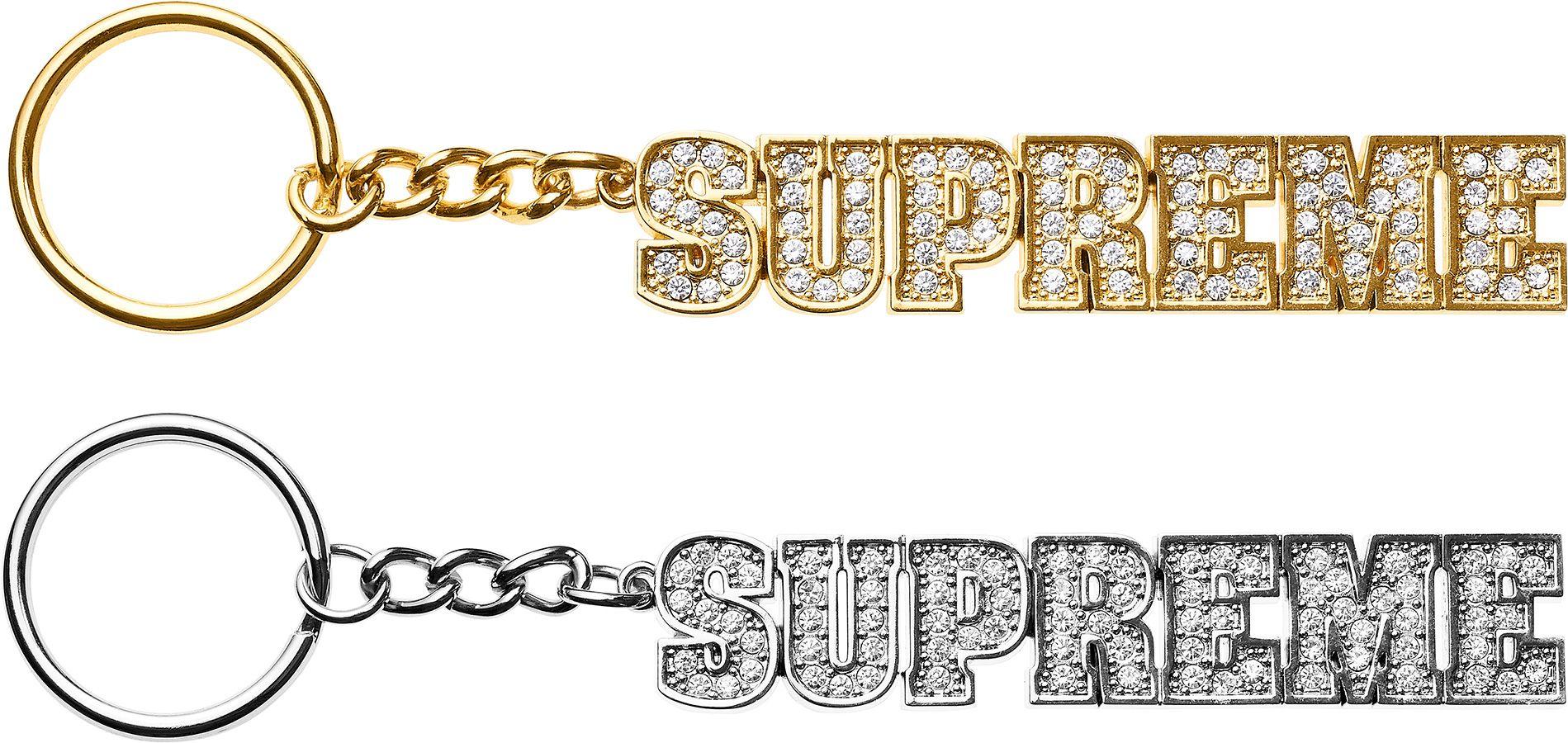 Supreme Block Logo - Details Block Logo Keychain - Supreme Community
