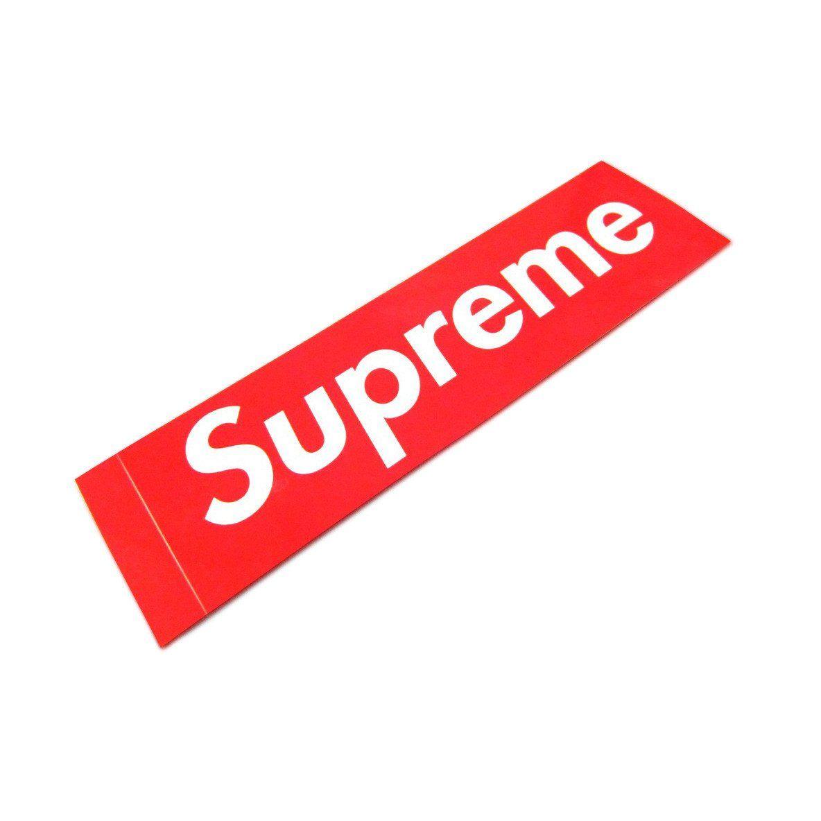 Open Red Box Logo - Supreme Box Logo Sticker – Streetwear Official