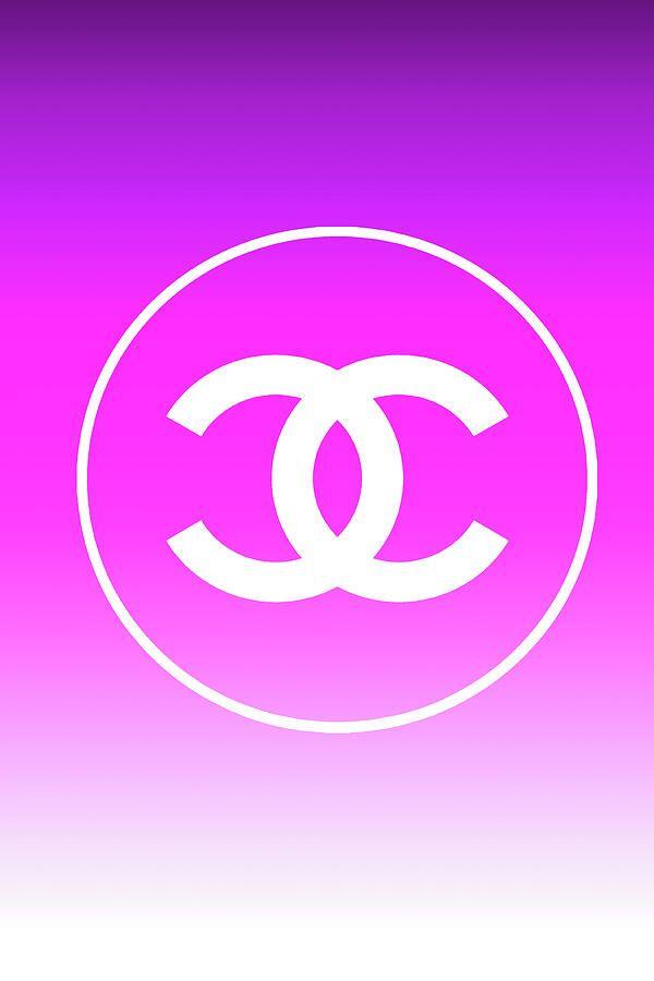 Pink Chanel Logo - Chanel Logo Circle Pink 2 Digital Art
