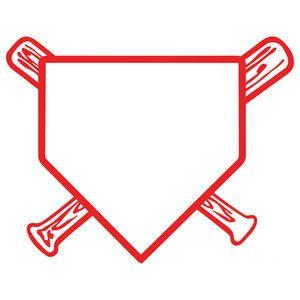 Baseball Home Plate Logo - Silhouette Design Store - View Design #134078: baseball home plate