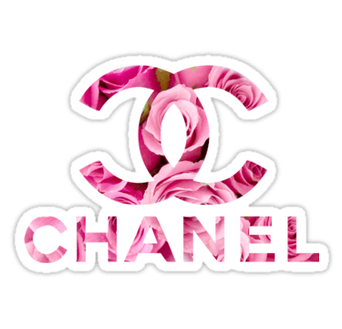 Pink Chanel Logo - PINK CHANEL ROSES LOGO STICKER on The Hunt