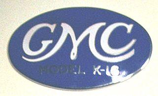 Old GMC Logo - 1929 and earlier enameled emblems