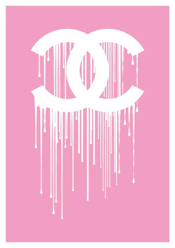 Dripping Chanel Logo - Chanel Liquidate Dripping Logo | Get Your Pink On!!! in 2019 ...