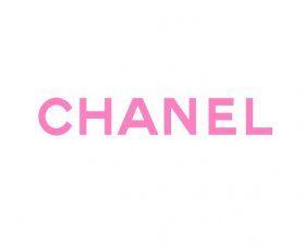 Pink Chanel Logo - Pink Chanel Logo Iron On Stickers [Pink Chanel Logo Stickers] - CAD ...