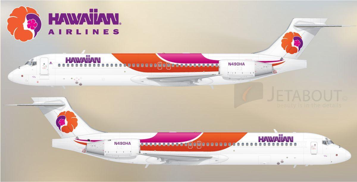 Hawaiian Airlines Old Logo - Hawaiian Airlines 717 200 | | Airlines of Hawaii | Hawaiian airlines ...