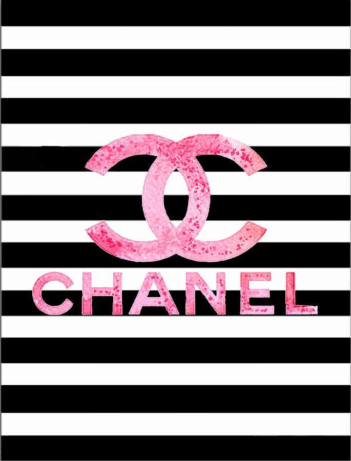 Pink Chanel Logo - Pink coco chanel Logos