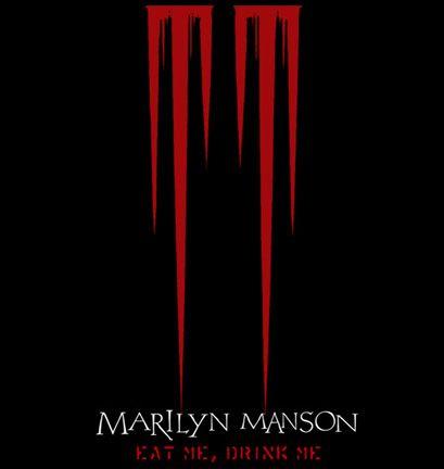 Marilyn Manson Official Logo - Eat Me, Drink Me. Vampire Fangs Marilyn Manson Logo