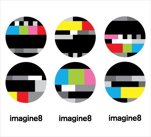 TV Production Logo - Imagine 8 Blow Hong Kong Tv Production Signal Logo Design Branding