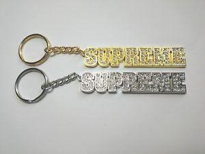 Supreme Block Logo - Supreme Block Logo Keychain Keyring SS18