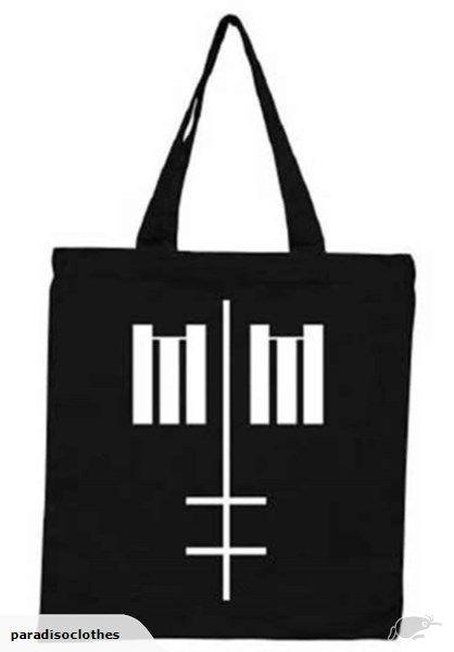 Marilyn Manson Official Logo - Marilyn Manson Tote Bag Cross Logo Ex Tour new Official Black | Trade Me