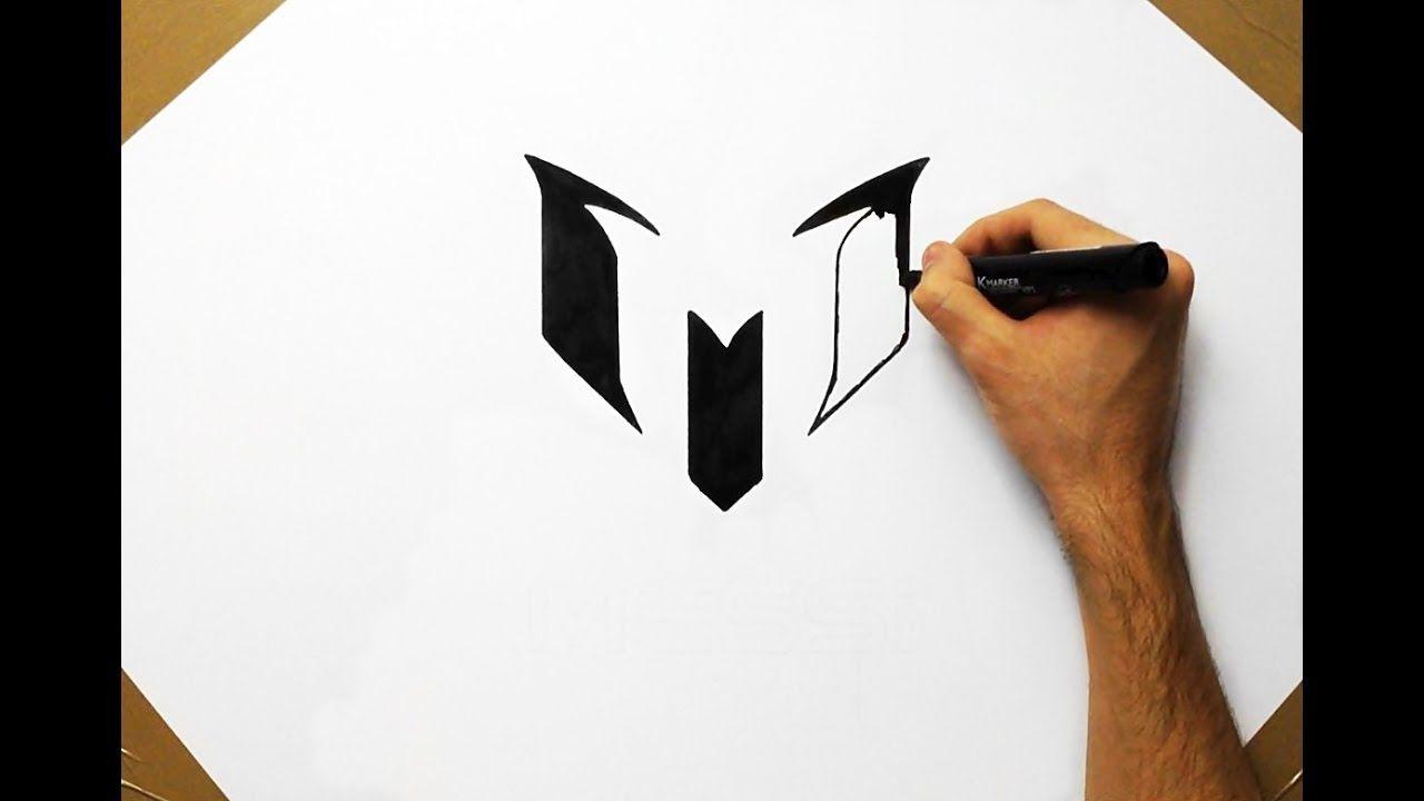 Drawing Art Logo - Drawing Messi Logo Fan Art How to Draw - YouTube
