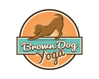Brown Dog Logo - brown dog yoga logo design contest - logos by I.D.ea Factory