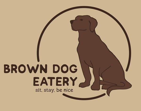 Brown Dog Logo - Brown Dog Eatery - be nice