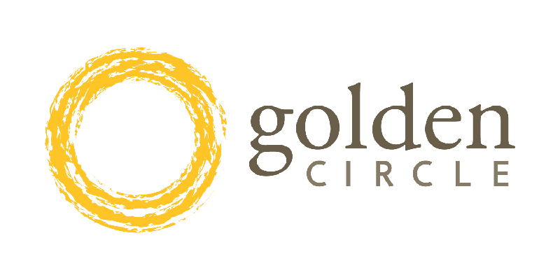 Multi -Coloured Circle Logo - Golden Circle Donation Multiple Sclerosis Society