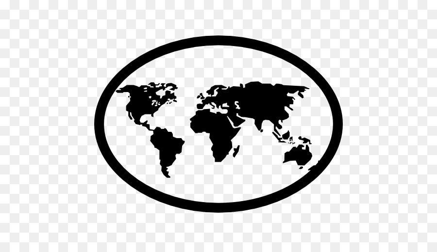 Oval Globe Logo - World map Globe Symbol Shape png download