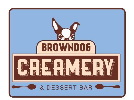 Brown Dog Logo - Small Batch Super premium ice cream - Picture of Browndog Creamery ...