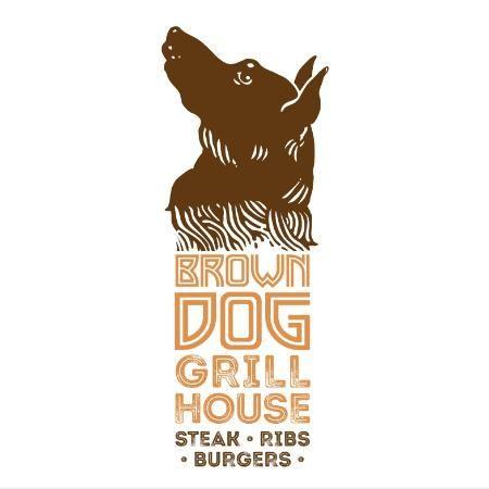 Brown Dog Logo - Brown Dog Grill House Logo - Picture of Brown Dog Burgers, Warners ...
