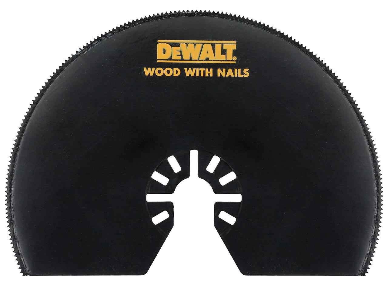 Multi -Coloured Circle Logo - DeWalt DT20708 QZ Multi Tool Semi Circle Blade 100mm