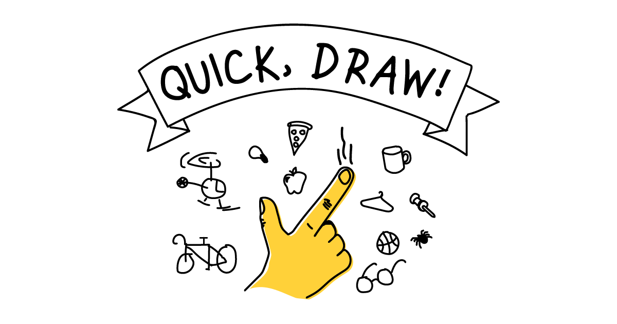Drawing Art Logo - Quick, Draw!