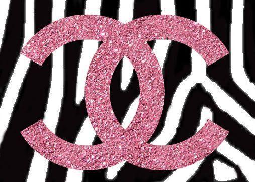Pink Chanel Logo - Pink Chanel Logo. Coco Chanel style.sparkle sparkle