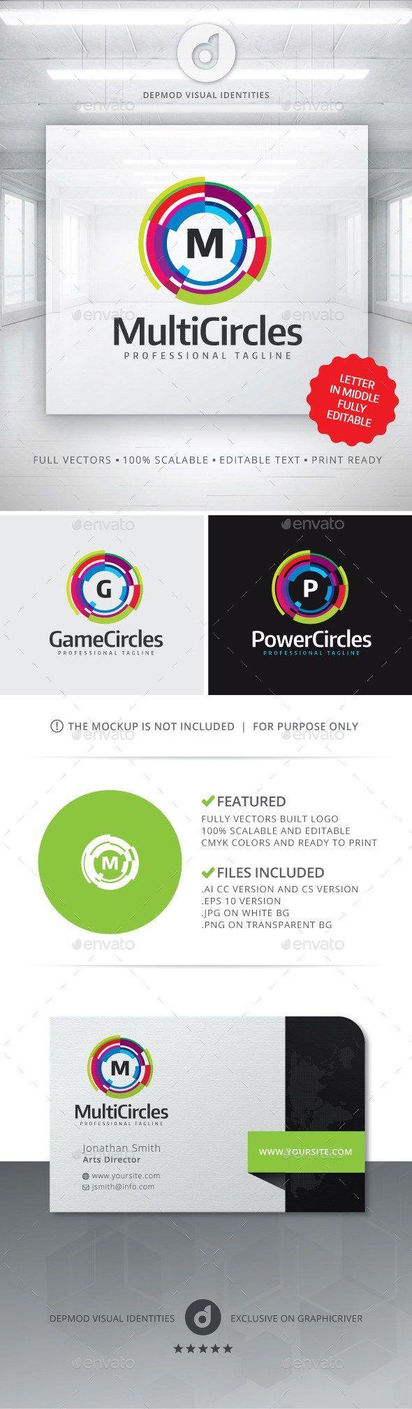 Multi -Coloured Circle Logo - Letter Logo Archives Best Logo Designs Templates. Free Logo ideas