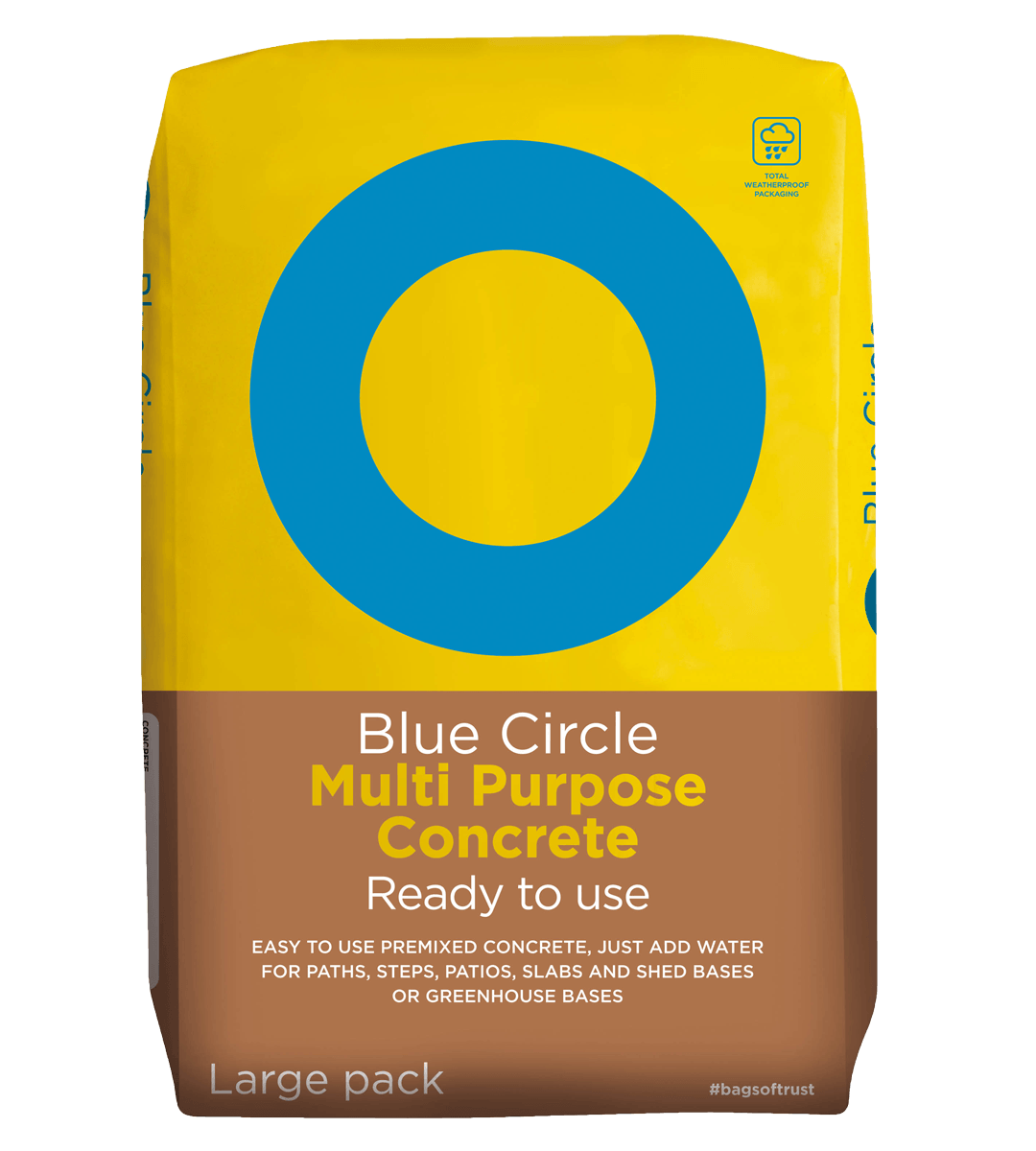 Multi -Coloured Circle Logo - Blue Circle Multi Purpose Concrete Circle Cement