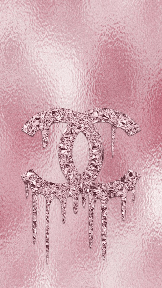Pink Chanel Logo - iPhone and Android Wallpapers: Pink Chanel Logo Wallpaper for iPhone