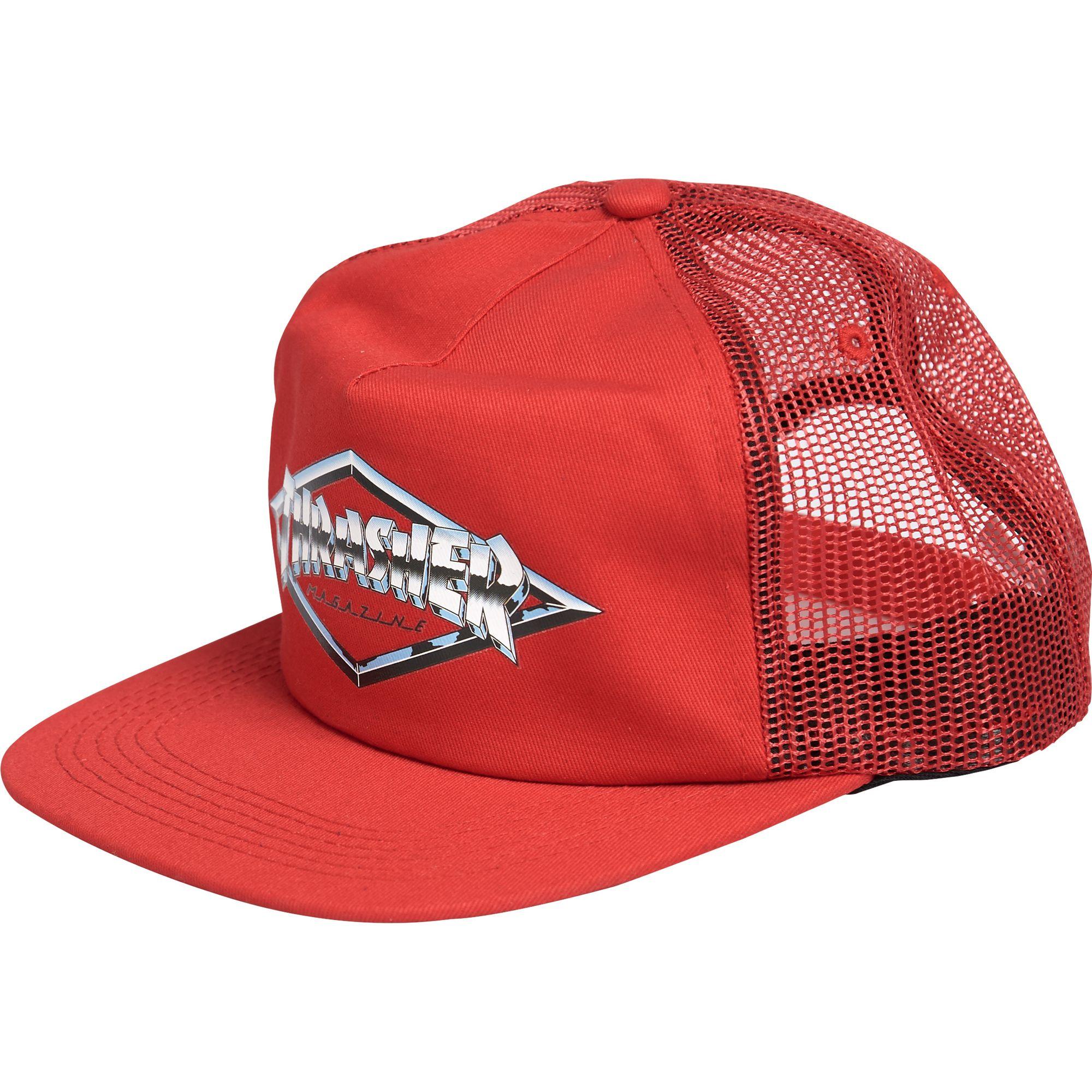 Two Red Diamond Logo - Two Seasons - Diamond Emblem Trucker Cap