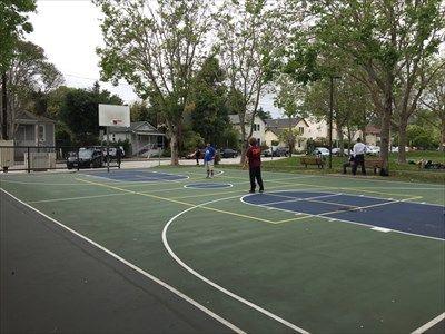 Santa Cruz Court Logo - Laurel Park Basketball Courts - Santa Cruz, California - Outdoor ...