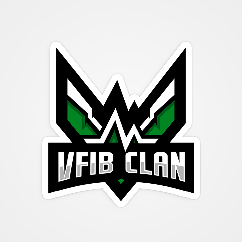 Clan Logo - VFIB Clan Logo Cut Sticker