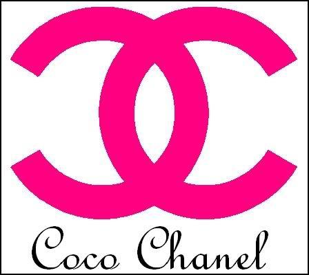 Pink Chanel Logo - coco chanel logo picture