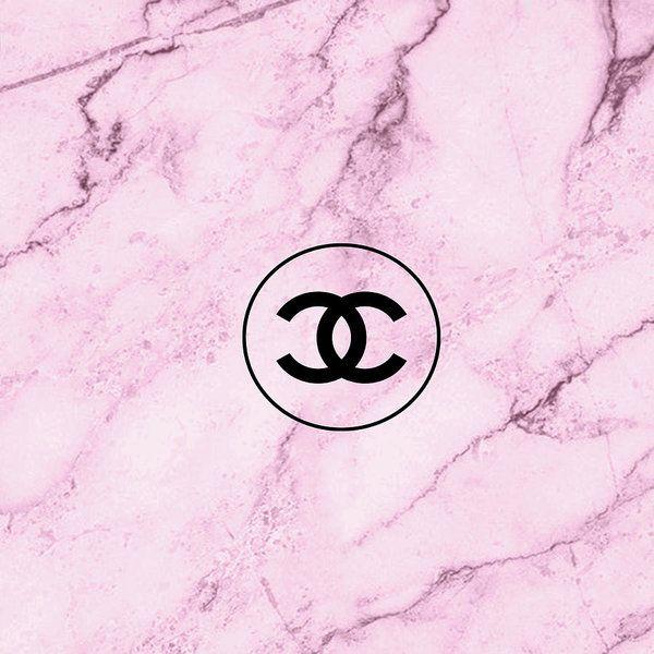 Pink Chanel Logo - Pink Marble, Chanel Logo 9 Poster by Del Art
