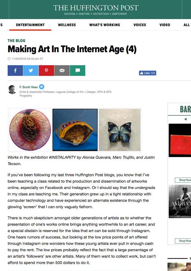 Huffington Post Arts Logo - Q Art Salon - News