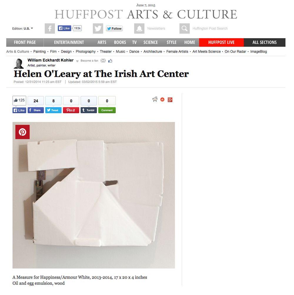 Huffington Post Arts Logo - The Huffington Post — Helen O'Leary