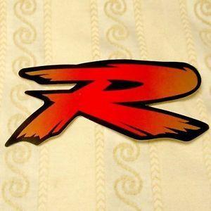 Red Colour R Logo - R Logo Red Colour Decals Decal Sticker Stickers EM33 | eBay