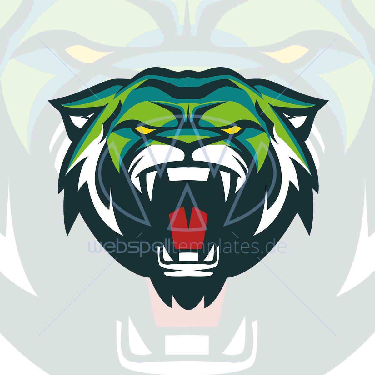 Green Gaming Logo - Webspelltemplates.de – Webspell TemplatesVector Tiger Clan Logo ...
