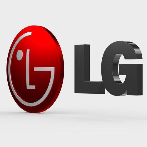 LG Logo - lg logo 3D model