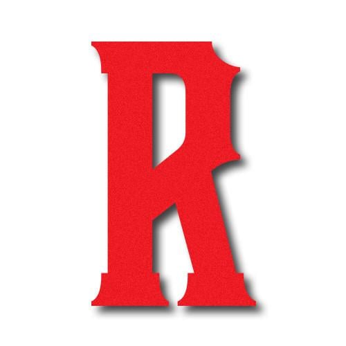 Red Colour R Logo - Firehouse Single Color Letter 