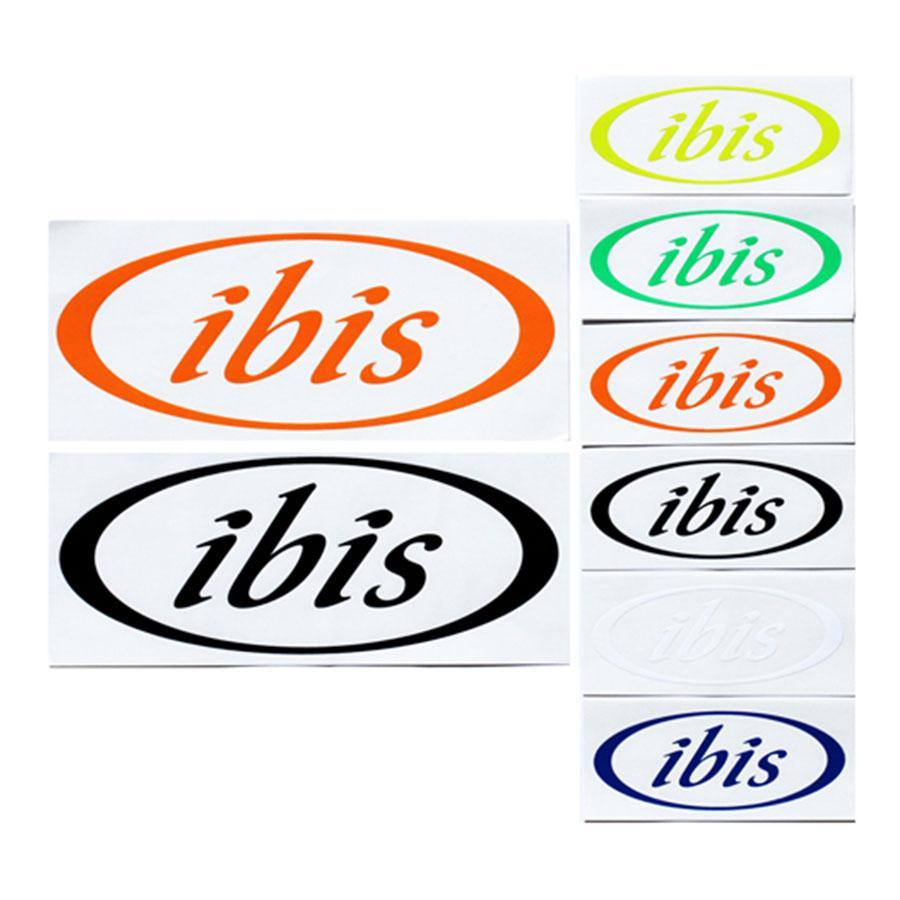 Orange Oval Logo - Ibis Oval Logo Decal - Ibis Cycles UK