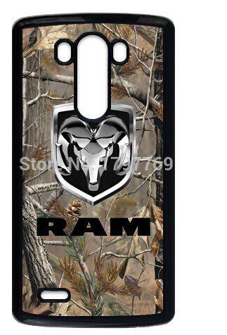 Camo Ram Logo - Free shipping Camo Dodge Ram logo for LG G2 G3 G4 hard plastic ...