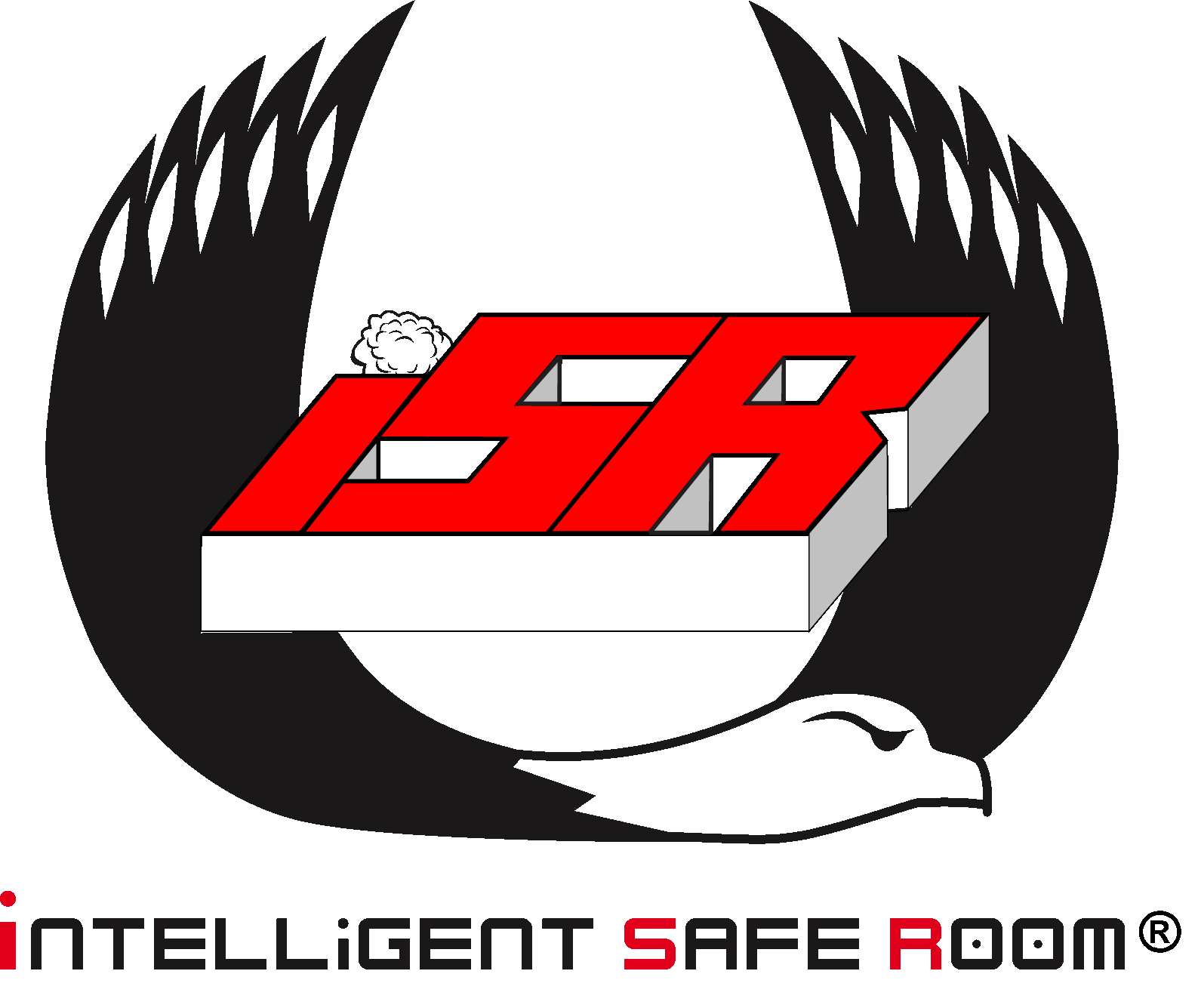 Red Colour R Logo - ISR Logo Final (3 Color) R Eagle Security Team