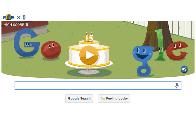Fun Google Logo - Google Turns 15: Google Doodle Lets You Whack a Piñata (Plus: Fun ...