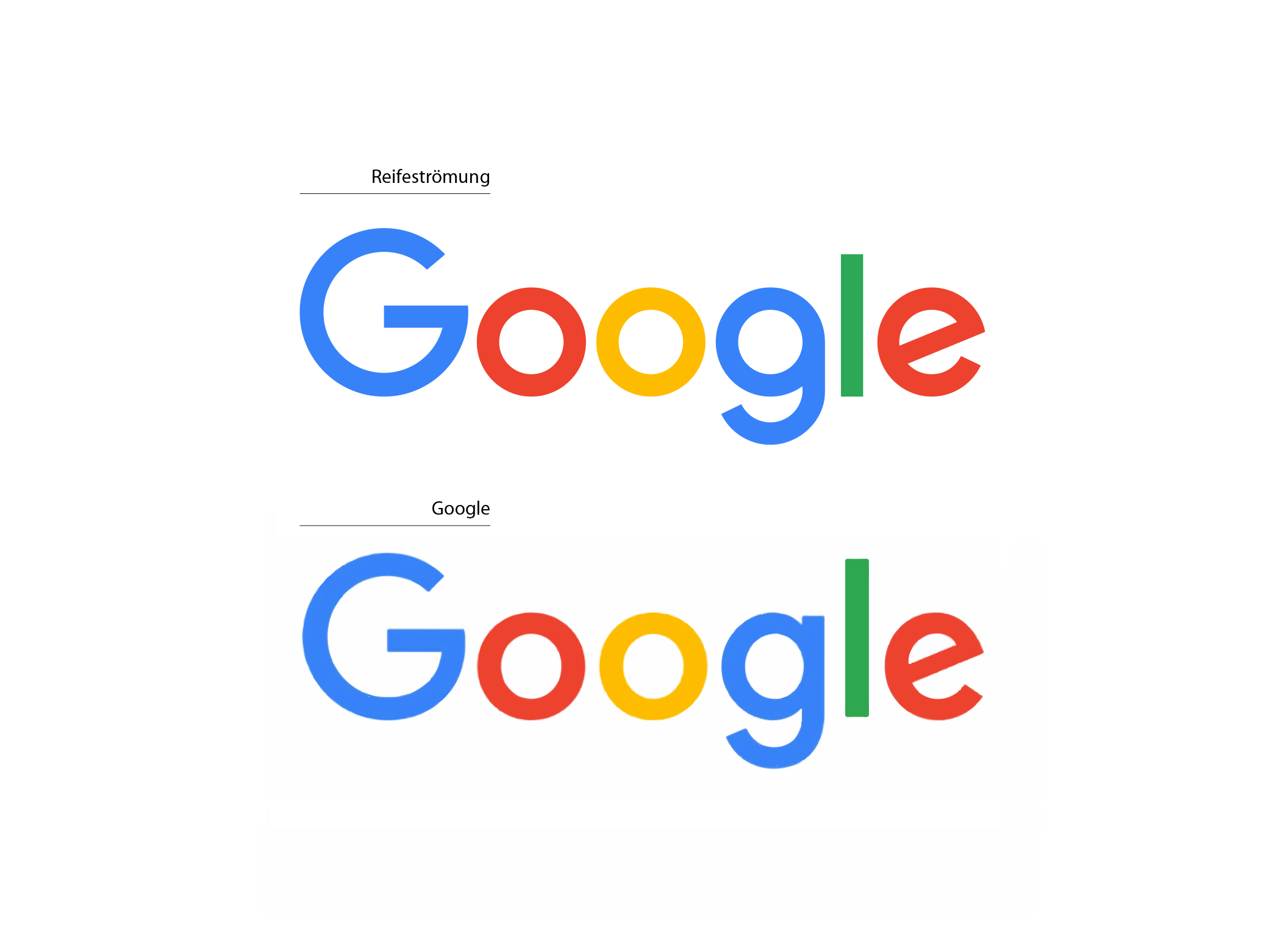 Fun Google Logo - My personalized version of the new Google logo. Logo Restyling