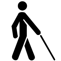 Old Person Logo - walking, men, person, old man Flat Icon. Free Flat Icon. All